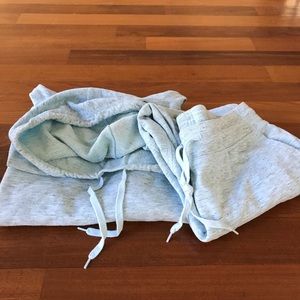 Cute Light Blue Women’s 2 Piece Track Suit